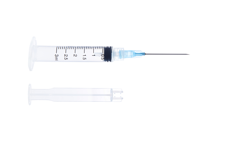 一次性使用无菌自毁注射器 带针